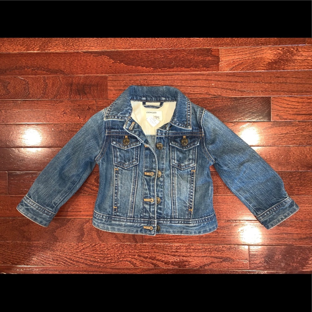 Crewcuts girls size 2 denim jacket *NEVER WORN*